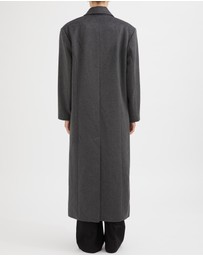 FRIEND of AUDREY - The Double Breasted Longline Wool Coat