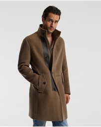 Calibre - Wool Funnel Neck Coat