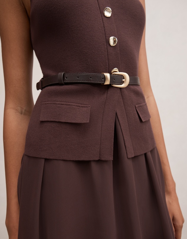 Forever New - Belle Woven Mix Mini Dress