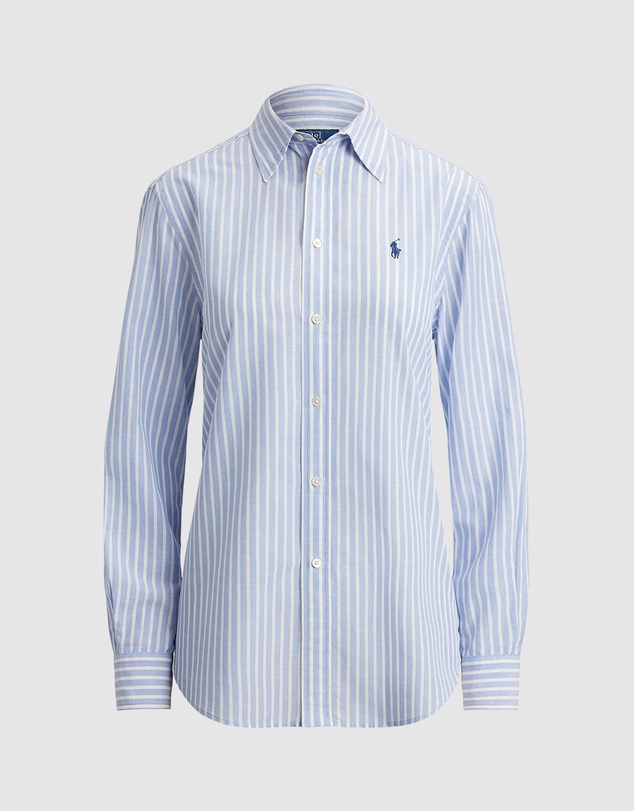 Polo Ralph Lauren - Classic Fit Striped Cotton-Linen Shirt