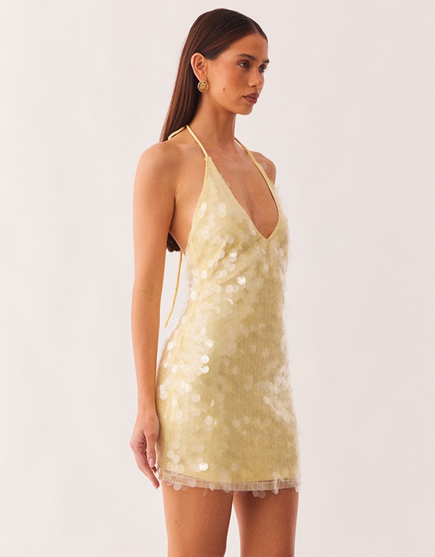 SNDYS - Calena Halter Mini Dress - ICONIC EXCLUSIVE