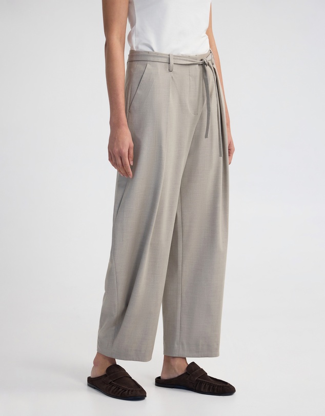 Oxford - Monique Barrel Leg Wool Blend Pant