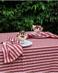 Mosey Me - Sundae Seersucker Napkin Set
