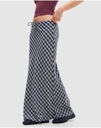 BDG By Urban Outfitters - Check Maxi Skirt
