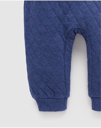 Purebaby - Quilted Track Pants -Kids-Babies