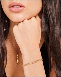 Zoe Olivia - Waterproof Solara Textured Wave Bracelet