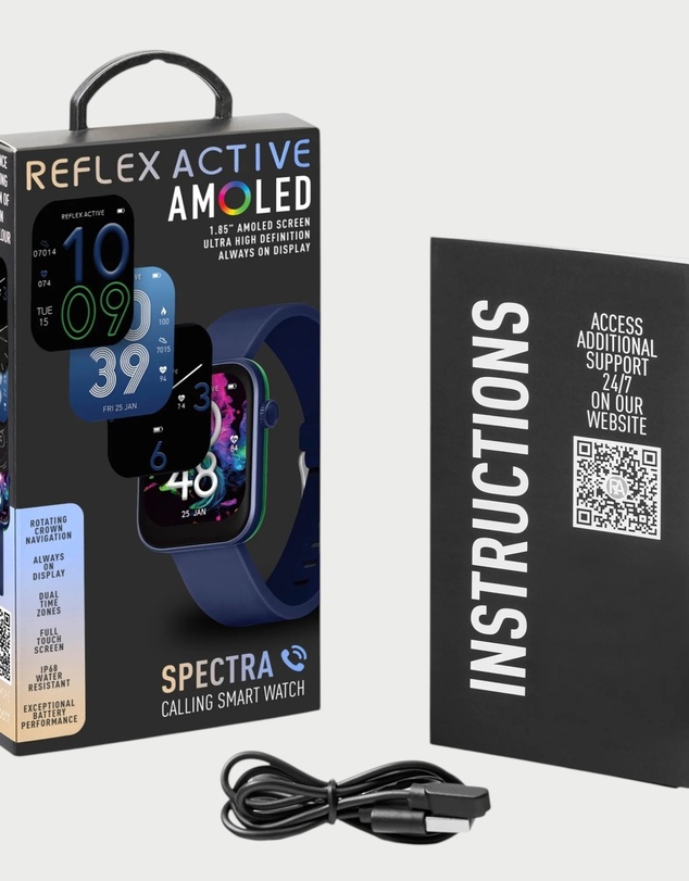 Reflex Active - Reflex Active SERIES Spectra AMOLED Smart Watch Navy