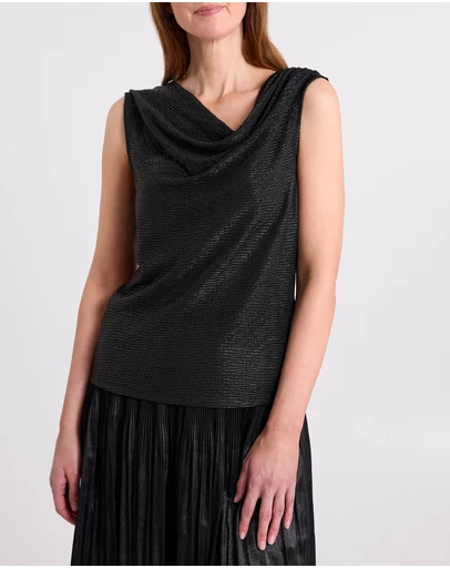 David Lawrence - Lexah Foil Jersey Top