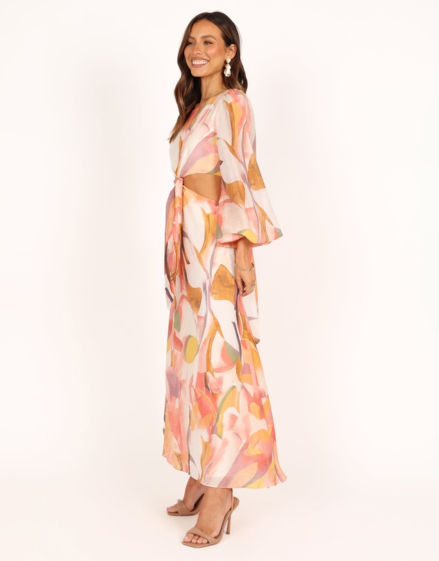 Petal & Pup - Laquin Long Sleeve Maxi Dress - Pink
