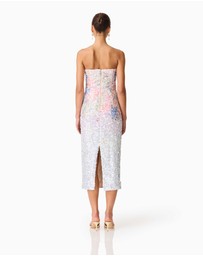 Elliatt - Lurea Strapless Midi Dress