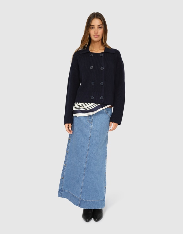 Belle & Bloom - Make It With You Buttoned Cardi Jacket