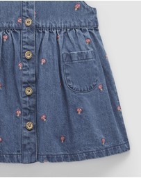 Purebaby - Embroidered Pinnie -Kids-Babies