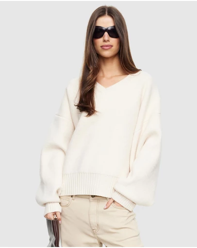 Lioness - Dolce V-Neck Knit Jumper