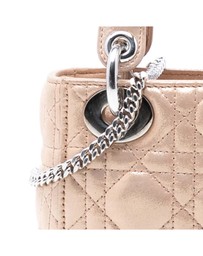 Pre-Loved by Azura Reborn - Pre-Loved Mini Iridescent Lambskin Cannage Lady Dior