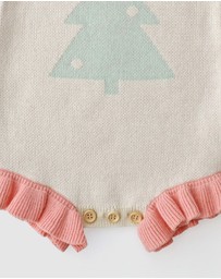 WITH LOVE FOR KIDS - Frills Knitted Romper - Babies