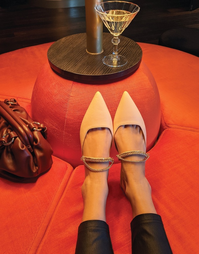 Belle & Bloom - On The Go Leather Flat