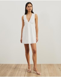 Atmos&Here - Louisa V-Neck Mini Dress