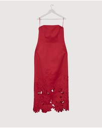 Revibe - Repaired LEO LIN Rayna Applique Bustier Maxi Dress - AU 14