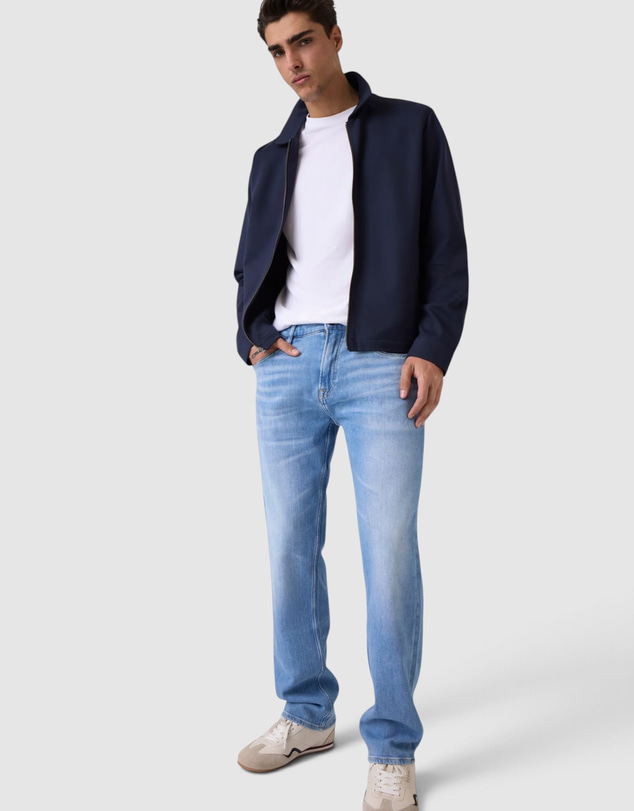 GUESS - Mid-Rise Rodeo Straight Leg Jeans