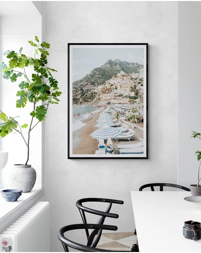 Amichi Co - The Cliffside Village Fine Art Print