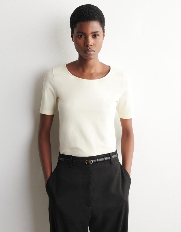 COS - Slim Scoop-Neck Cotton T-Shirt