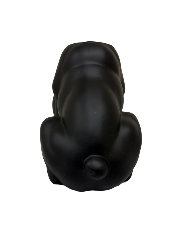 Urban Attitude - Urban Attitude Maggie Bulldog Planter - Matte Black