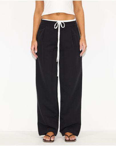 Black With White