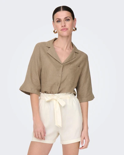 ONLY - Tokyo Linen Blend Shirt