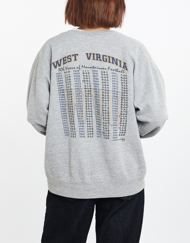 Vintage by The Real Deal - Pre Loved - 1997 NCAA West Virginia Mountaineers Sweatshirt