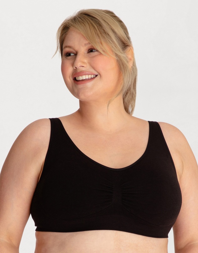 Ava & Audrey  - Underbliss by Ava & Audrey Seamless Bamboo Blend Comfort Wire-Free Bra