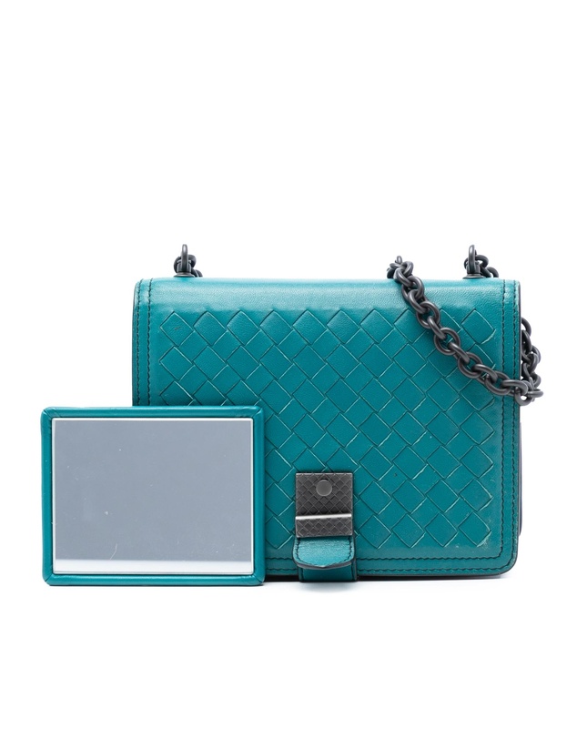 Pre-Loved by Azura Reborn - Pre-Loved Mini Nappa Intrecciato Runway Shoulder Bag