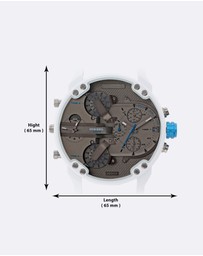 Diesel - Mr. Daddy 2.0 White Analogue Watch