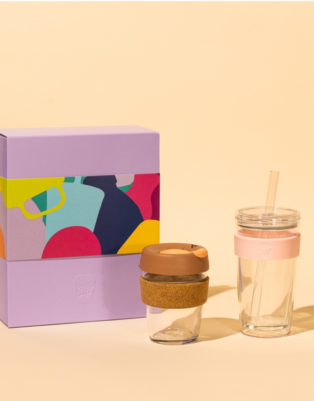 KeepCup - Gift Set Booked and Busy 12oz & 16oz