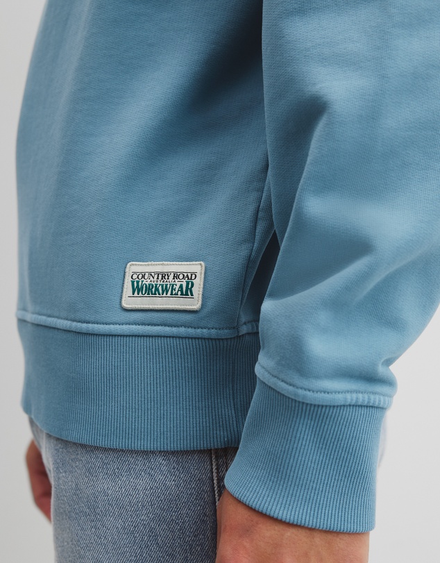 Country Road - Australian Cotton Garment Dyed Workwear Crew Sweat