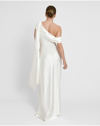 Six Stories - Drape One Shoulder Bridesmaid Dress