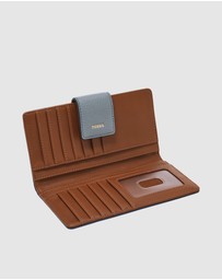 Fossil - Logan Blue Tab Clutch