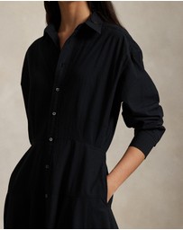 Polo Ralph Lauren - Paneled Cotton Canvas Shirtdress - ICONIC EXCLUSIVE