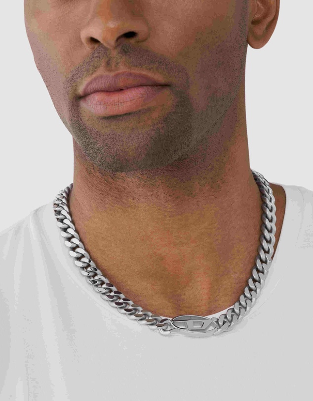Diesel - Steel Silver Tone Pendant