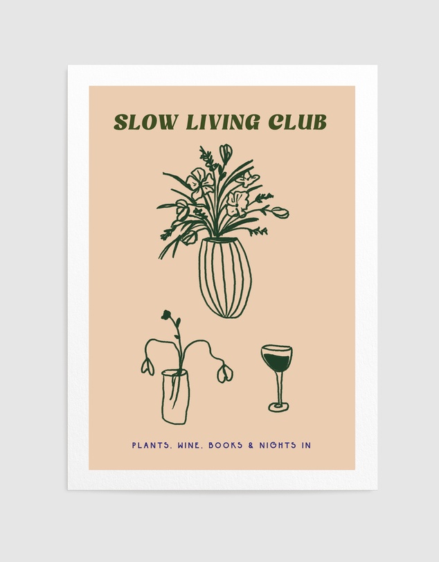Olive et Oriel - Slow Living Club by Treechild Art Print