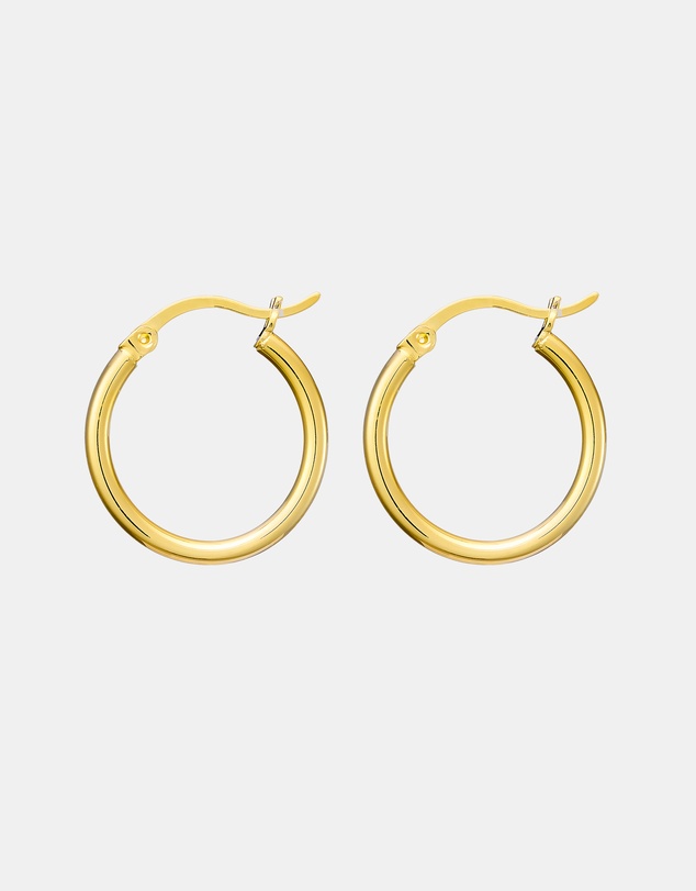 Zoe Olivia - 14K Gold Vermeil 20mm Hoop Earrings