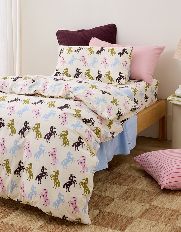 Sheet Society - Leo Washed Cotton Quilt Cover Set