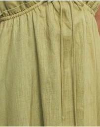 AERE - Jaylah Linen Slip Dress