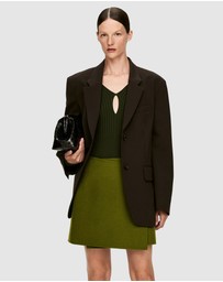ARKET - Double Wool-Blend Skirt