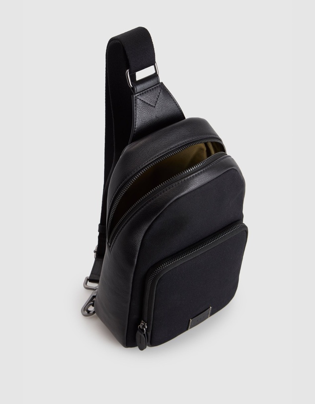 Evity - Owen Canvas/Leather Sling Bag