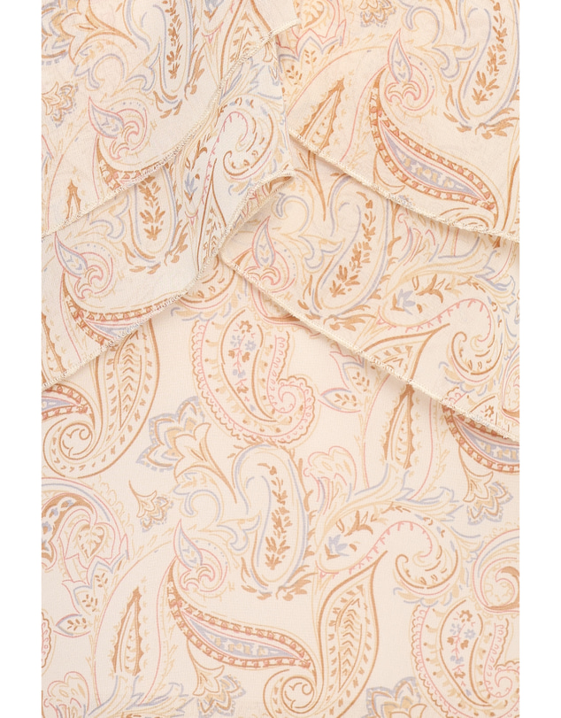 Petal & Pup - Milana Halterneck Mini Dress - Brown Paisley