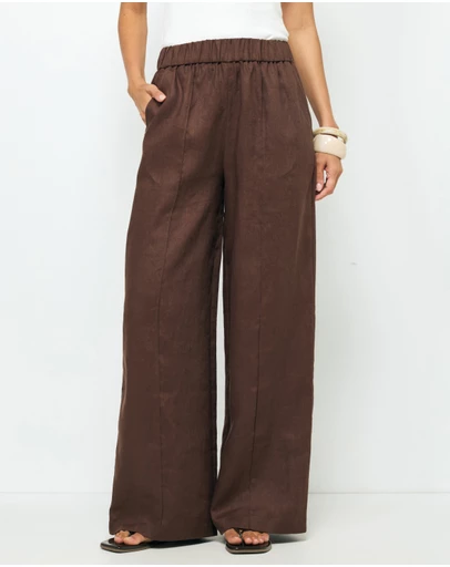 AERE - Stella Linen Pants