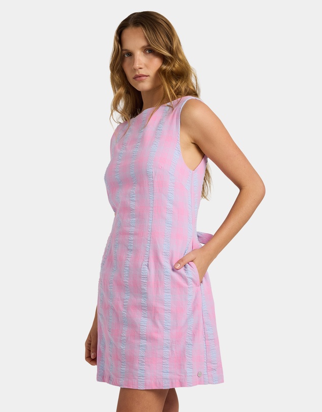 Roxy - Womens Phoebe Check Mini Dress