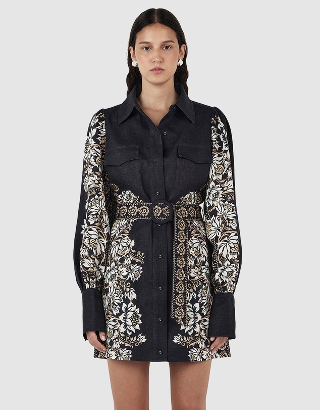 Hansen & Gretel - Constance Linen Mini Dress