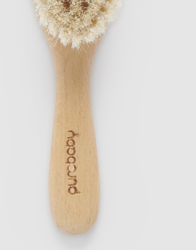 Purebaby - Purebaby Goat Hair Brush w box-Babies