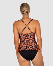 Baku Swimwear - Flamenco D-E Cup Ruched Underwire Singlet Top